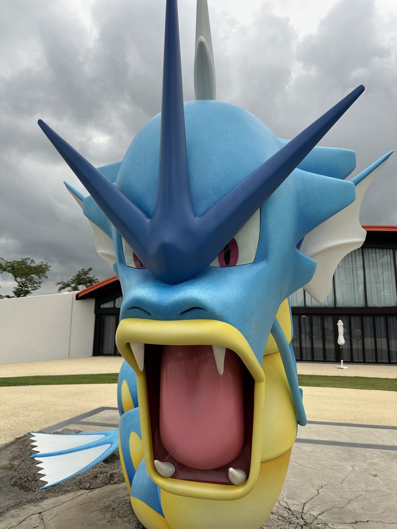 ポケパーク カントーのギャラドスの像